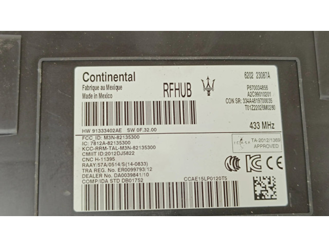 Блок управления 670034856, 620223087A Maserati Levante