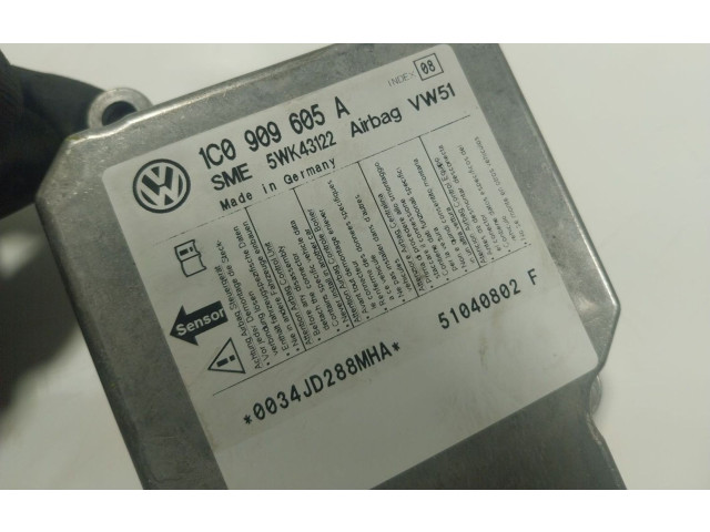 Блок подушек безопасности 1C0909605A03B, 1C0909605A   Volkswagen Transporter - Caravelle T5