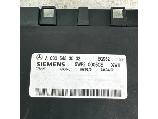Блок управления коробкой передач A0305453032, 5WP20005CE   Mercedes-Benz E W211