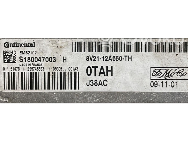 Řídící jednotka 8V21-12A650-TH, 8V21-12A650-TH Ford Fiesta 2010