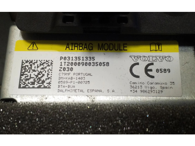 Подушка безопасности для колен 031351335, P031351335   Volvo XC90