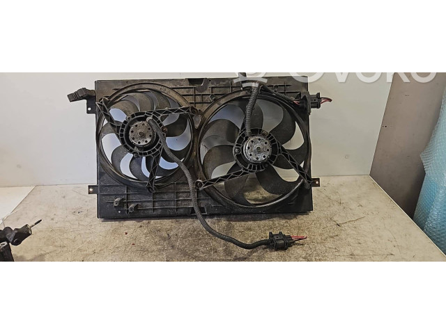 Вентилятор радиатора 1355D300163, 1J0121205B Audi A3 S3 8L
