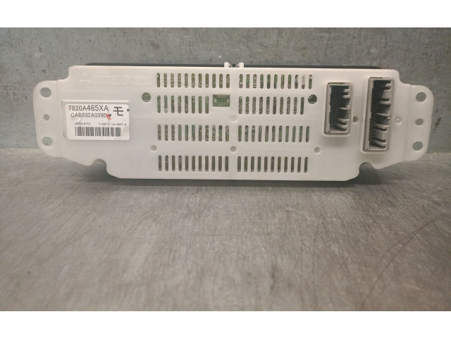 Блок управления климат-контролем 7820A465XA, 7820A465XA Mitsubishi Outlander