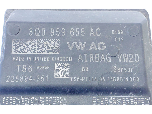 Блок подушек безопасности 3Q0959655AC   Skoda Octavia Mk3 (5E)