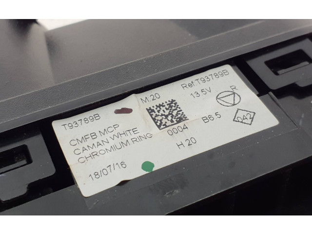 Блок управления климат-контролем T93789B Dacia Duster II