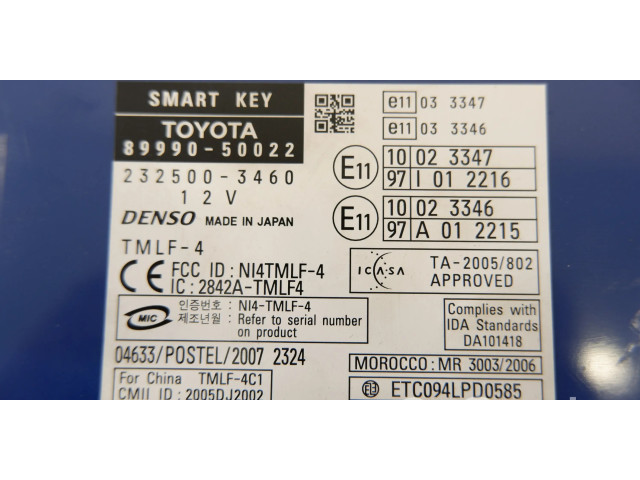 Блок управления 8999050022   Lexus LS 460 - 600H