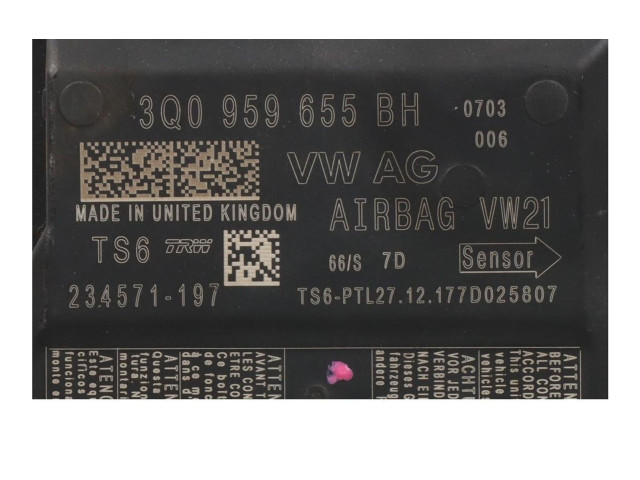 Блок подушек безопасности 3Q0959655BH   Skoda Octavia Mk3 (5E)