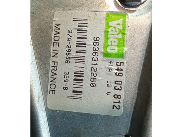 Двигатель стеклоочистителя заднего стекла 9636312280, 54903812   Peugeot 306