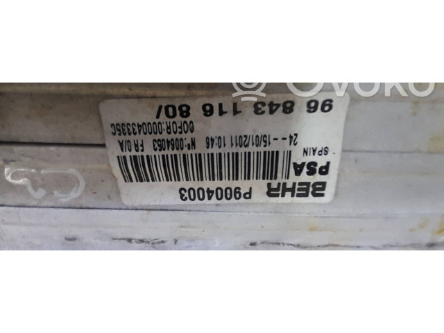 Интеркулер Citroen C3