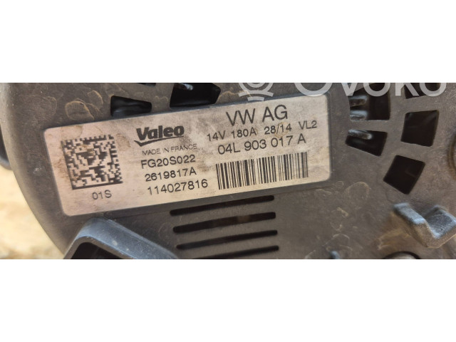 Генератор FG20S022, 114027816   Audi A6 S6 C7 4G      