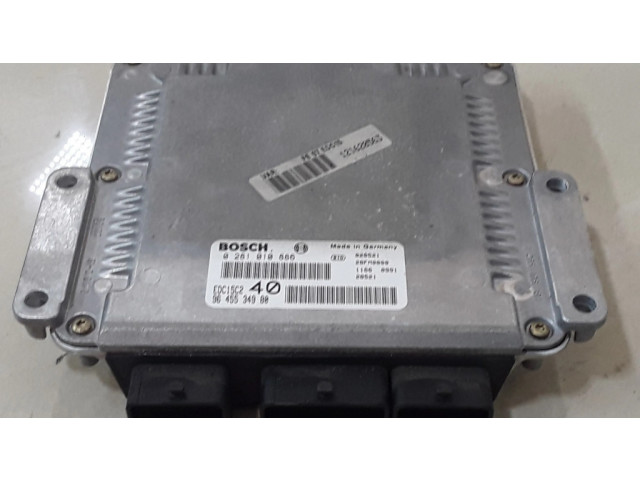 Блок управления двигателя 9645534980, 0281010886 Citroen C5