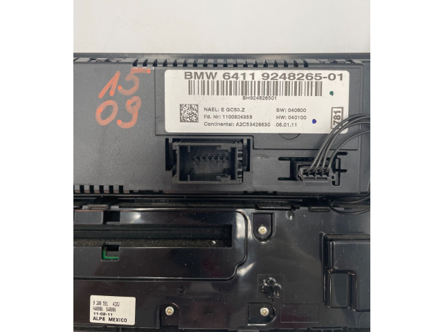 Блок управления климат-контролем 9248265, 1100924358 BMW X3 F25