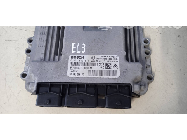 Блок управления двигателя 9664618080 Citroen Berlingo