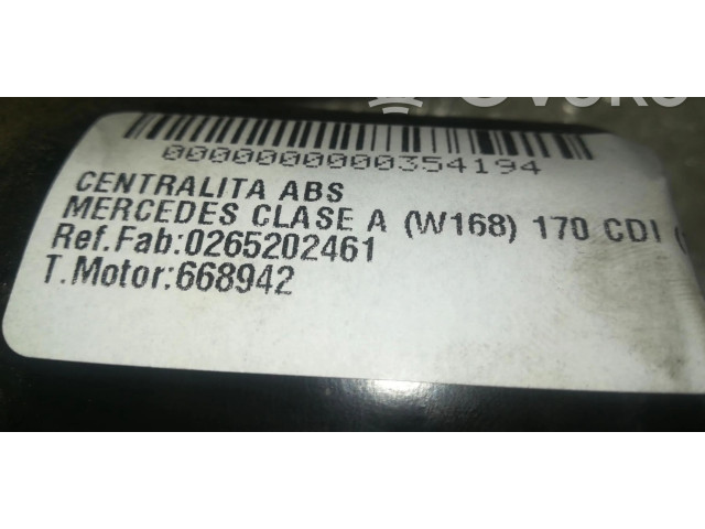 Блок управления АБС 0265202461 Mercedes-Benz A W168