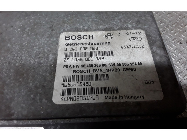 Блок управления коробкой передач 9656615480, 0260002923   Citroen C5