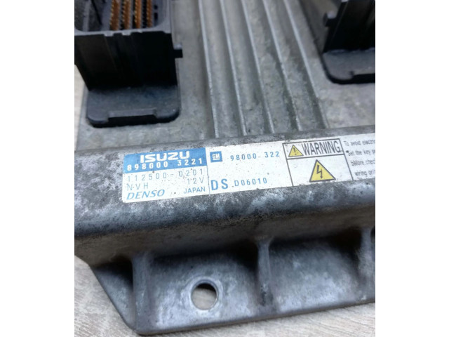 Řídící jednotka 8980003221, 1125000201 Opel Meriva A 2003