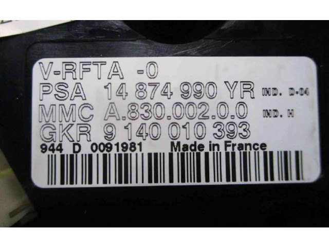 Блок управления климат-контролем 6452G6, 6452G6 Citroen C8