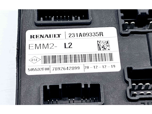 Блок комфорта 231A09335R Dacia Duster II