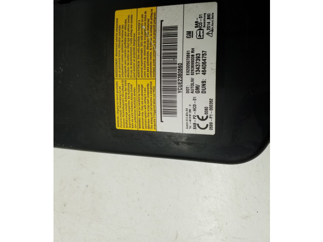 Подушка безопасности в сиденье 13437393   Opel Meriva B