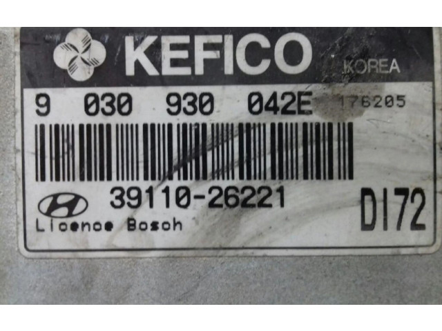 Řídící jednotka 3911026221, 3911026221 Hyundai Accent