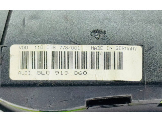 Панель приборов 8L0919860   Audi A3 S3 8L       