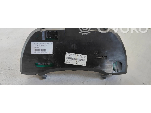 Панель приборов 51976019   Opel Combo D       
