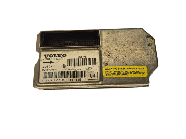 Блок подушек безопасности 8645271, 0285001254   Volvo V70