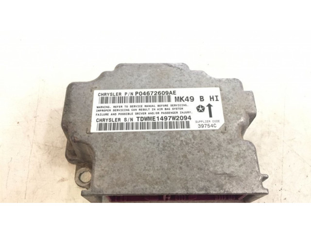 Блок подушек безопасности P04672609AE, TDWME1497W2094 Jeep Compass