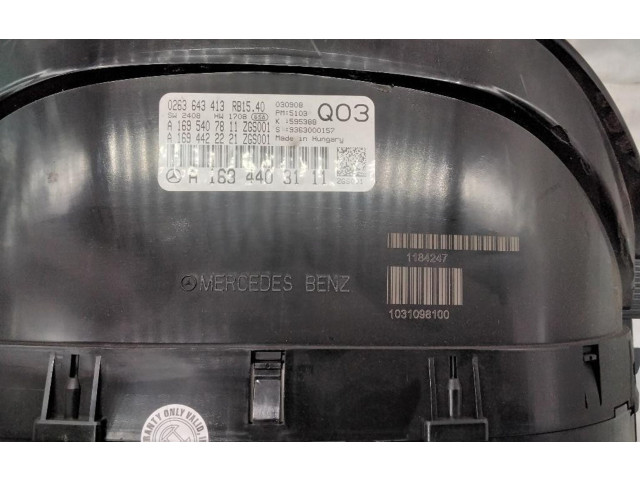 Панель приборов A1694400811, 266920   Mercedes-Benz A W169       