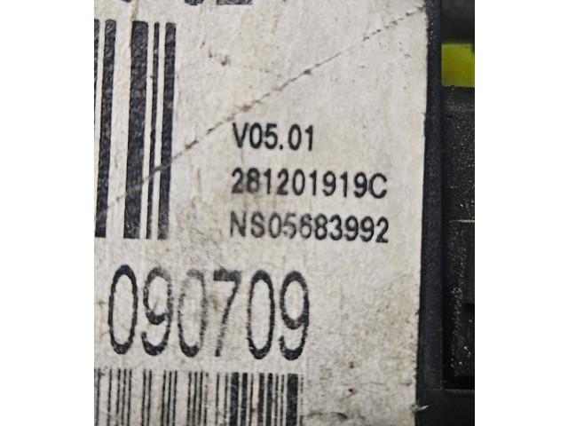 Блок комфорта 281201919C, 090709   Citroen C5   