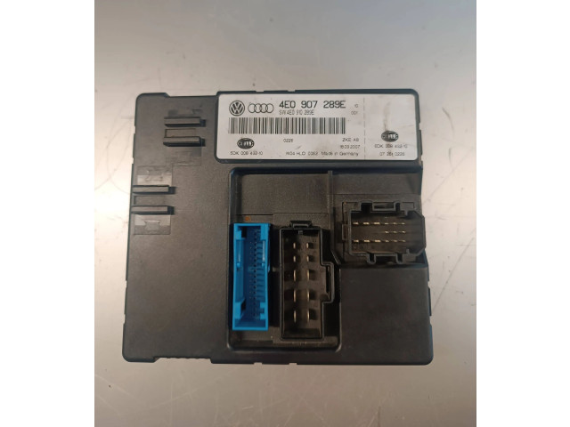 Блок комфорта 4E0907289E, 5DK00843210 Audi A8 S8 D3 4E