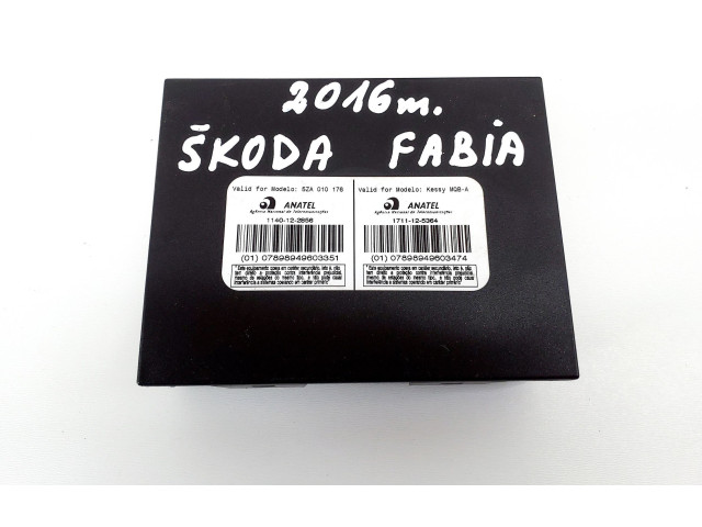 Блок управления 5Q0959435A, 5ZA010176 Skoda Fabia Mk3 (NJ)