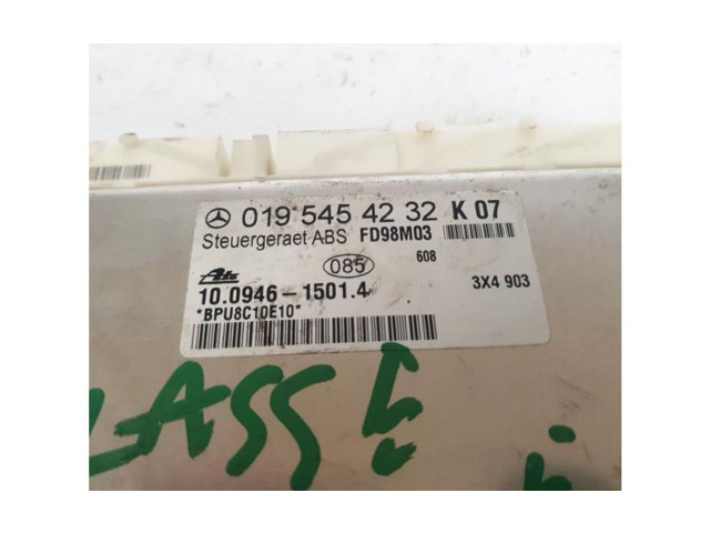 Блок управления АБС 0195454232   Mercedes-Benz C W202