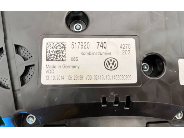 Панель приборов 517920740, 1455030306   Volkswagen Golf Sportsvan       