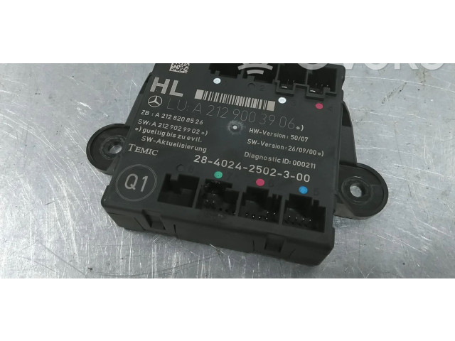 Блок управления дверью A2129003906, A2048707726 Mercedes-Benz GLK (X204)
