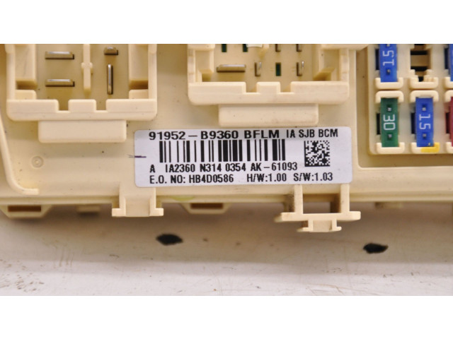 Блок предохранителей 91952B9360 Hyundai i10