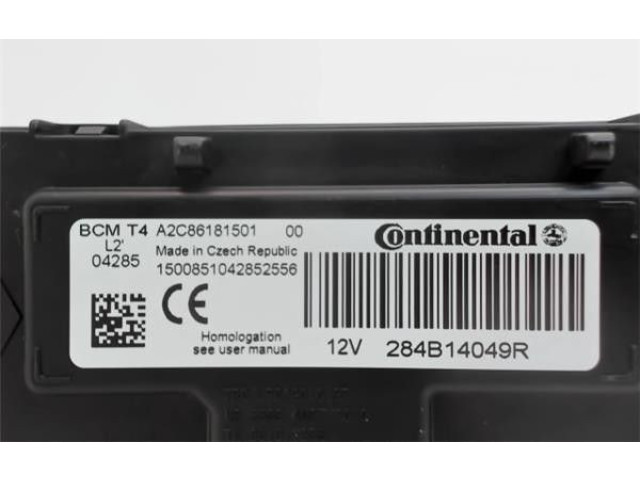 Блок управления двигателя 284B14049R, A2C86181501 Dacia Duster