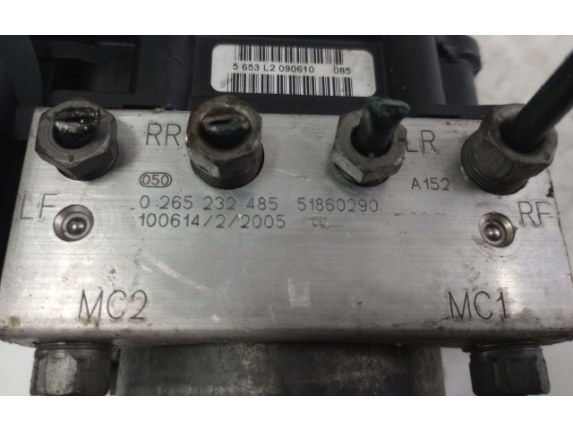 Jednotka ABS 51860290, 0265232485 Fiat Punto Evo 2010