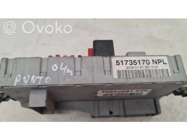 Pojistková skříňka 51735170NPL, 46552681CPL Fiat Punto (188) 2006