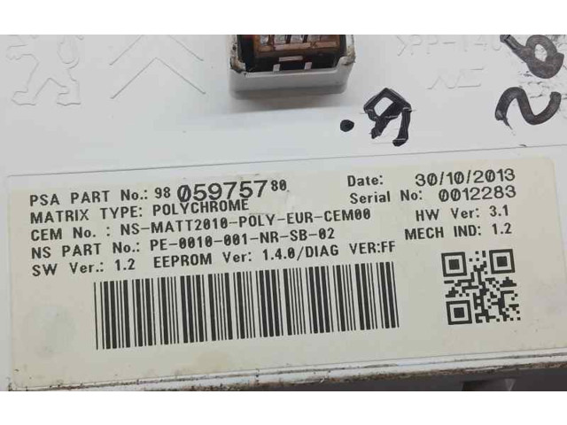 Панель приборов 9806659580   Citroen DS4       