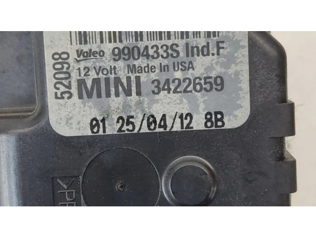 Двигатель задвижки потока воздуха