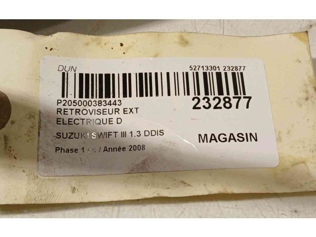 Zpětné zrcátko Suzuki Swift III 2008 8470162JB0ZKC