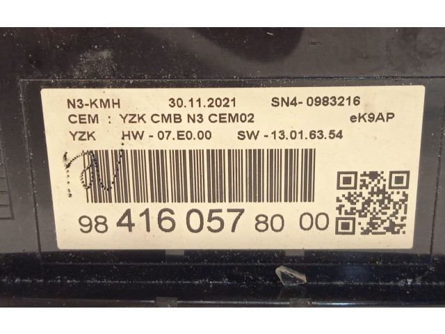 Панель приборов 9841605780 Peugeot Partner III