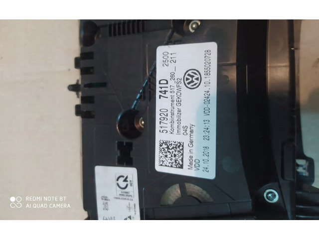 Панель приборов 517920740D, 00813DC922B5 Volkswagen Golf Sportsvan