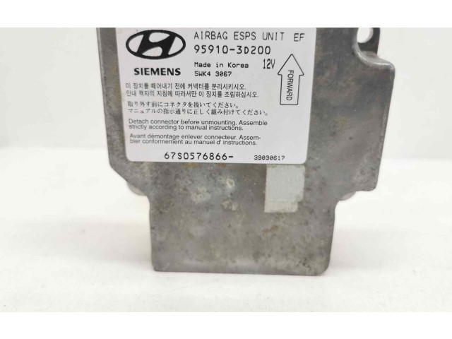 Блок подушек безопасности 959103D200, 5WK43067   Hyundai Sonata