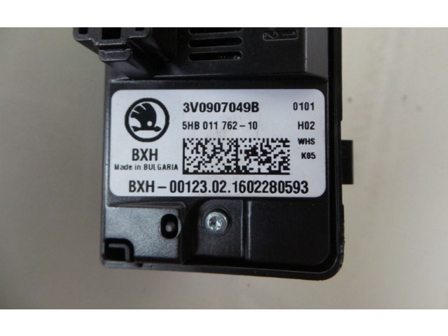 Блок управления климат-контролем 3V0907049B, 3V0907049B   Skoda Superb B8 (3V)