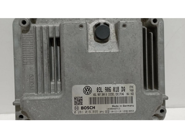 Блок управления двигателя 03L906018DQ, 03L907309R Volkswagen Touran II