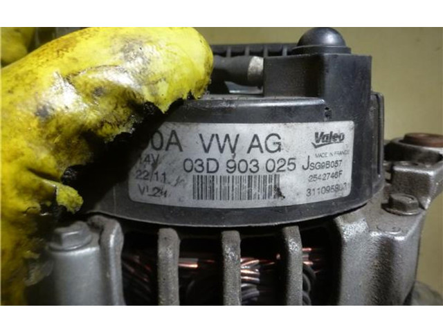 Генератор 3D903025J   Skoda Fabia Mk2 (5J)      