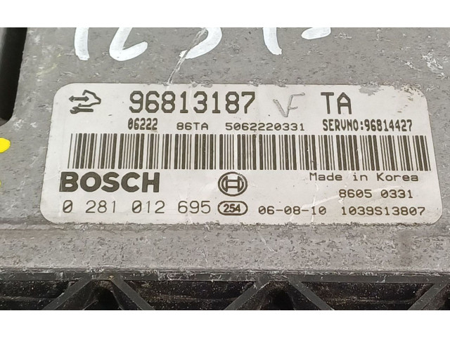 Блок управления двигателя 96813187, 96814427 Chevrolet Captiva