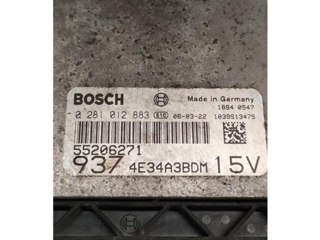 Блок управления двигателем Блок управления 9374E34A3BDM, 9374E34A3BDM Alfa Romeo GT